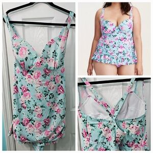 Torrid Floral One Piece Swimsuit sz 3